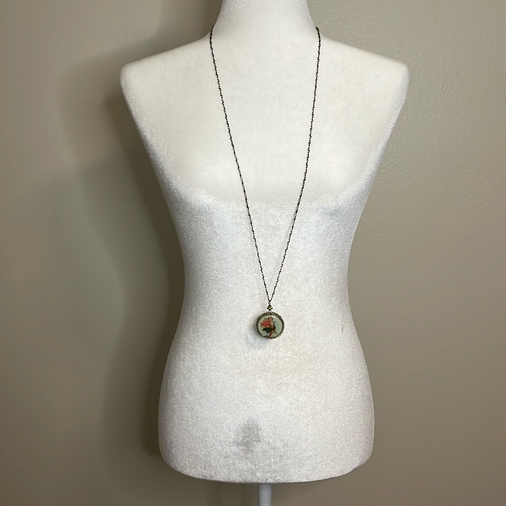 Michal Negrin Long Necklace Locket